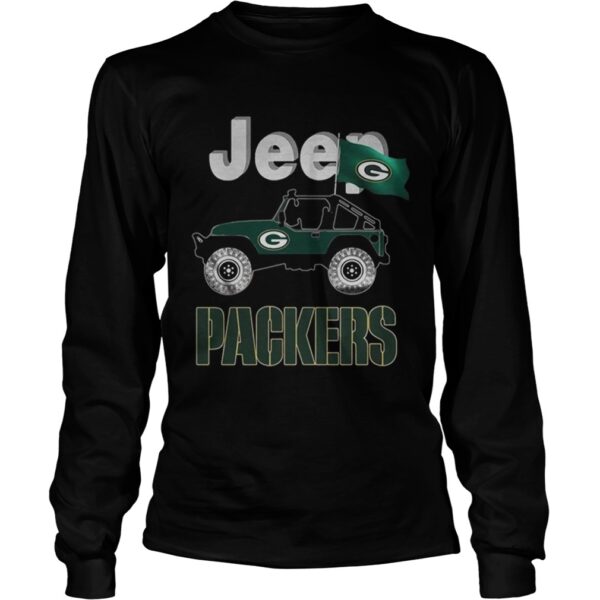 Jeep Green Bay Packers flag shirt