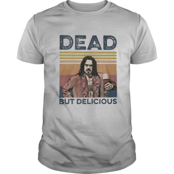 Jemaine clement drink wine dead but delicious vintage retro shirt