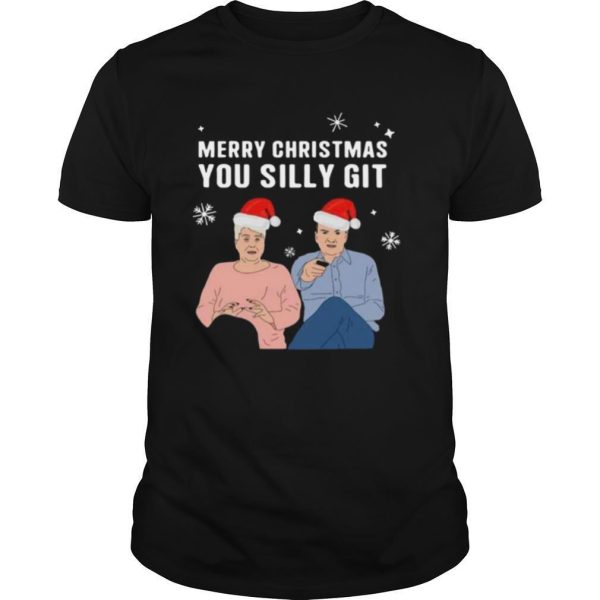 Jenny And Lee Ugly Merry Christmas You Silly Git shirt