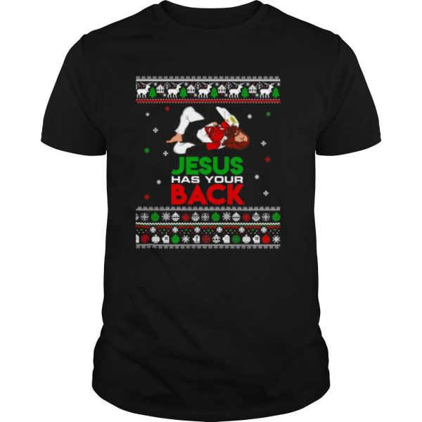 Jesus Has Your Back Ugly Christmas shirt