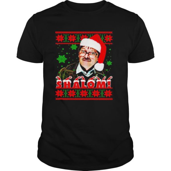 Jim Bell Shalom ugly Christmas shirt