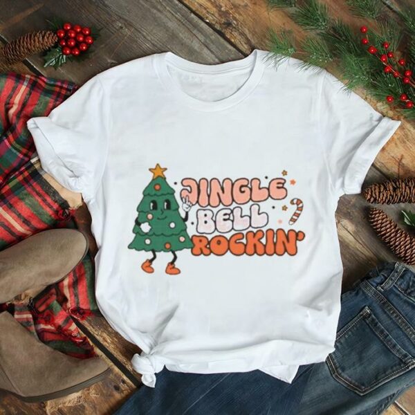 Jingle bell rockin tree christmas t shirt