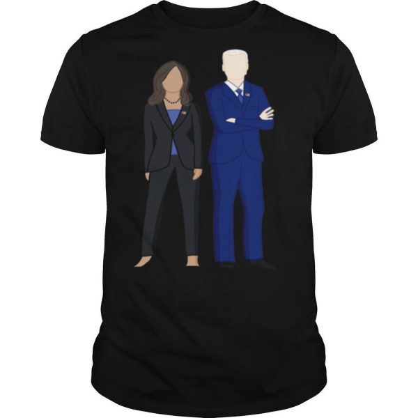 Joe Biden And Kamal Harris Modern Portrait Illustration shirt