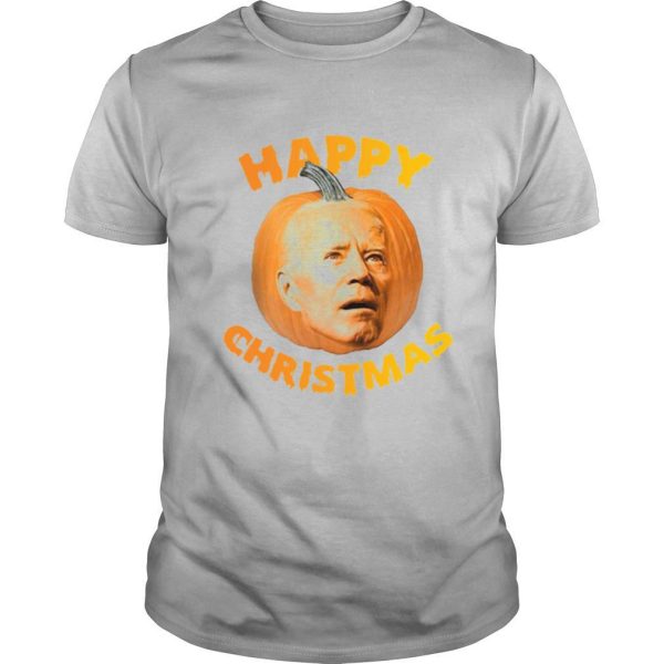 Joe Biden Pumpkin Happy Christmas shirt