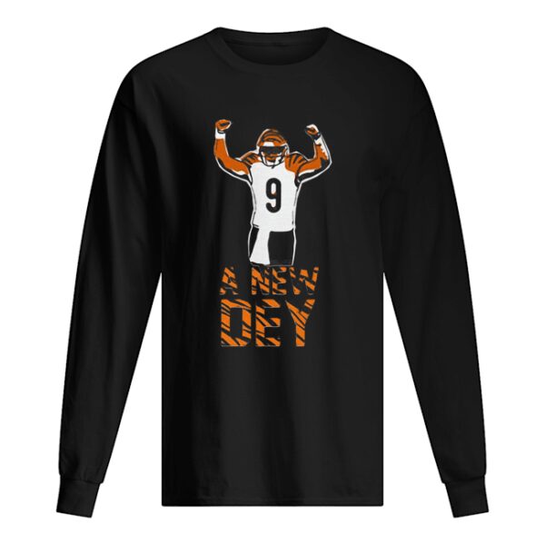 Joe burrow cincinnati bengals a new dey 9 shirt