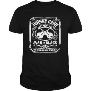 Johnny Cash man in black tennessee three guitar shirt