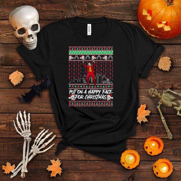 Jokers Put On a Happy Face For Christmas Ugly shirt