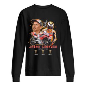 Jorge Lorenzo 3 Cup World Titles Signature shirt 1 Jorge Lorenzo 3 Cup World Titles Signature shirt 2