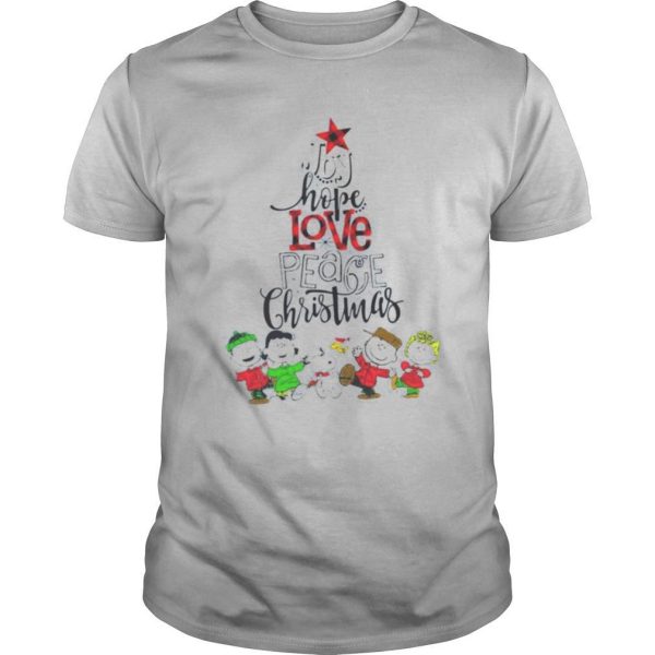 Joy Hope Love Peace Christmas shirt