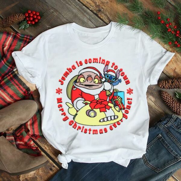 Jumba Is Coming To Town A Merry Christmas Everyone shirt