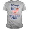Just A Simple American Real Estate Agent shirt