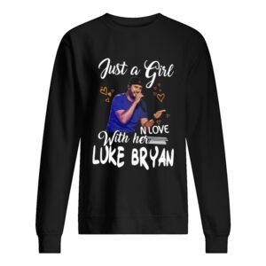 Just a girl in love with her Luke Bryan shirt