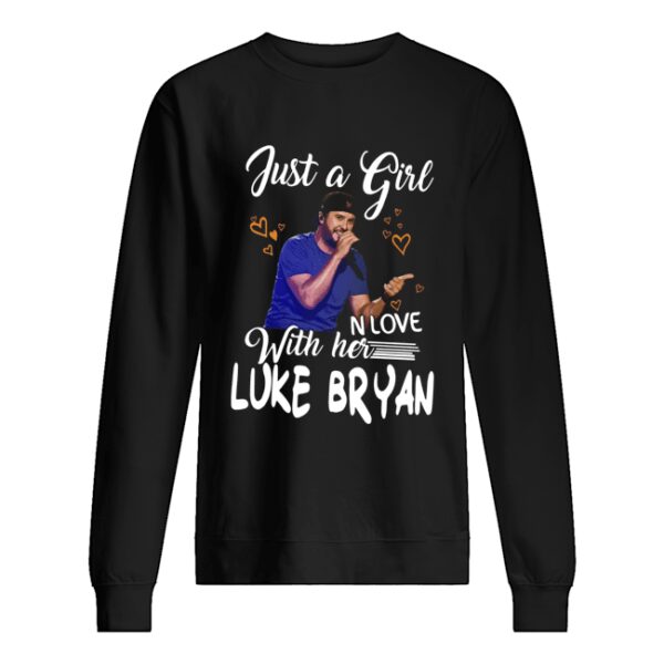 Just a girl in love with her Luke Bryan shirt