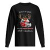 Just a girl who love Georgia Bulldogs and Christmas shirt