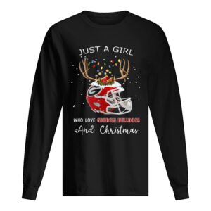 Just a girl who love Georgia Bulldogs and Christmas shirt Just a girl who love Georgia Bulldogs and Christmas shirt