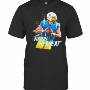 Justin Herbert 10 Los Angeles Football T-Shirt