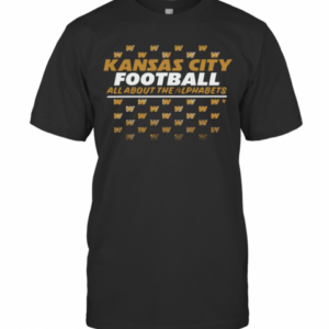 KC Alphabet Kansas City Football T-Shirt