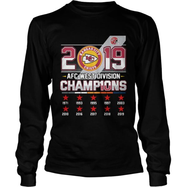 Kansas City Chiefs 2019 AFC West Division Champions shirt