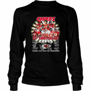 Kansas City Chiefs 60th Anniversary 1960 2020 Thank You For The Memories Signatures shirt Kansas City Chiefs 60th Anniversary 1960 2020 Thank You For The Memories Signatures shirt
