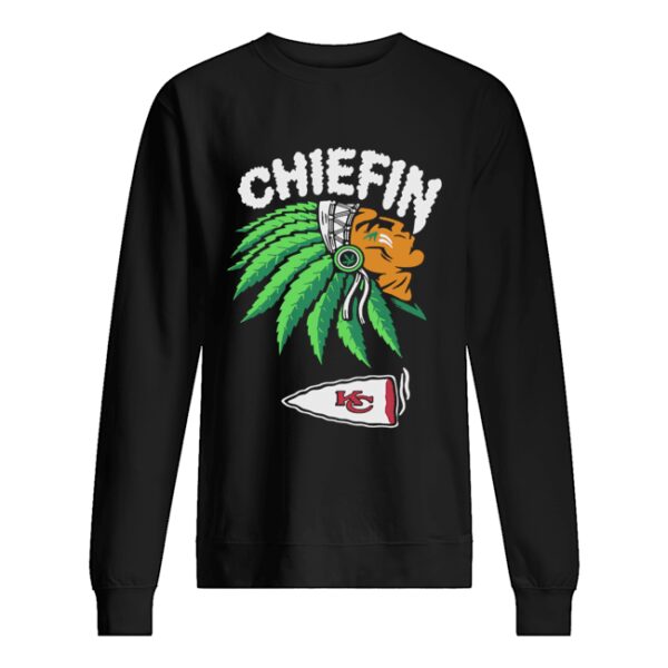 Kansas City Chiefs Chiefin Weed Smoking Indian shirt