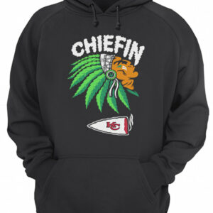Kansas City Chiefs Chiefin Weed Smoking Indian shirt 3