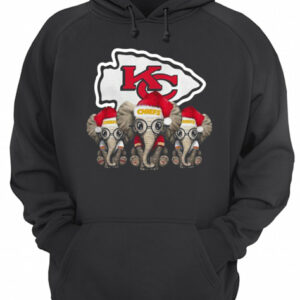 Kansas City Chiefs Elephant Christmas shirt 2 Kansas City Chiefs Elephant Christmas shirt 3