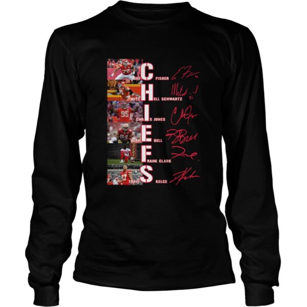 Kansas City Chiefs Eric Fisher Mitchell Schwartz Chris Jones Blake Bell shirt