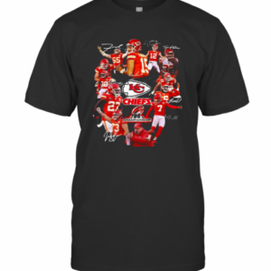 Kansas City Chiefs Football Team Signatures T-Shirt
