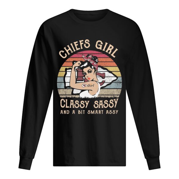 Kansas City Chiefs Girl Classy Sassy And A Bit Smart Assy Sunset Shirt