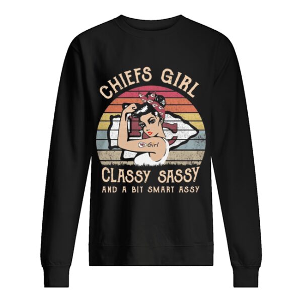 Kansas City Chiefs Girl Classy Sassy And A Bit Smart Assy Sunset Shirt