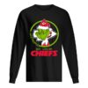 Kansas City Chiefs NFL Christmas Grinch Santa I Hate People But I Love My Chiefs shirt