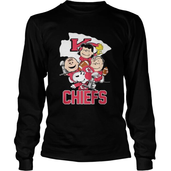 Kansas City Chiefs Peanuts Characters shirt