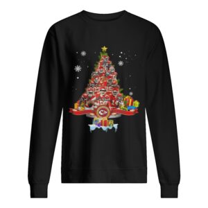 Kansas City Chiefs Players Signatures Christmas Tree shirt