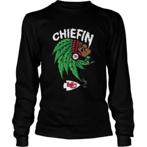 Kansas City Chiefs Super Bowl Champions Chiefin weed smoking Indian shirtCHiefs Chiefin shirt