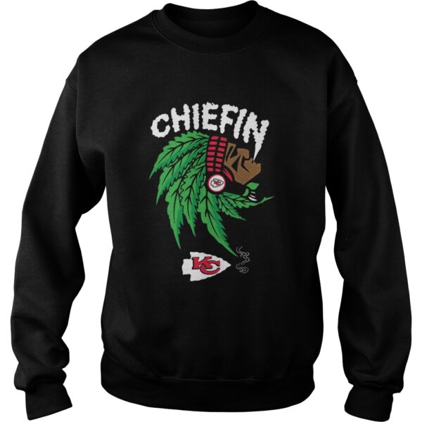 Kansas City Chiefs Super Bowl Champions Chiefin weed smoking Indian shirtCHiefs Chiefin shirt