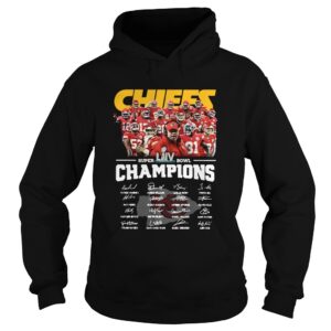 Kansas City Chiefs Super Bowl Champions Signatures shirt Kansas City Chiefs Super Bowl Champions Signatures shirt