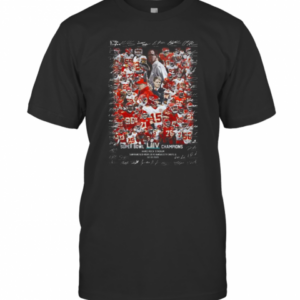 Kansas City Chiefs Super Bowl Liv Champions Signatures T-Shirt