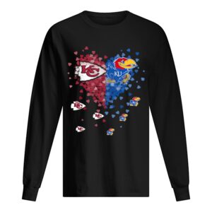 Kansas City Royals Kansas Jayhawks Football in my Heart shirt Kansas City Royals Kansas Jayhawks Football in my Heart shirt