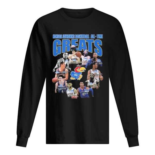 Kansas Jayhawks Basketball Alltime Greats KU Signature shirt