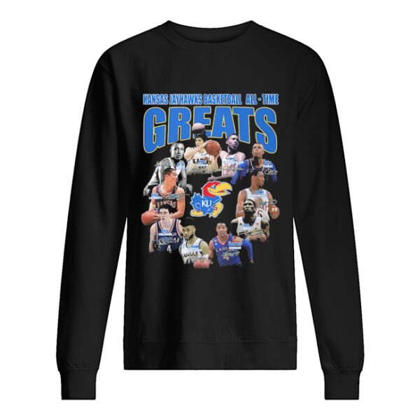 Kansas Jayhawks Basketball Alltime Greats KU Signature shirt