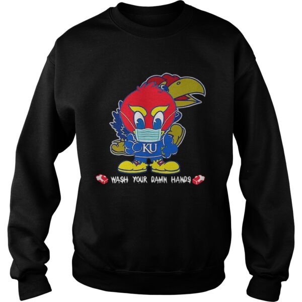 Kansas Jayhawks Wash Your Damn Hands Covid19 shirt