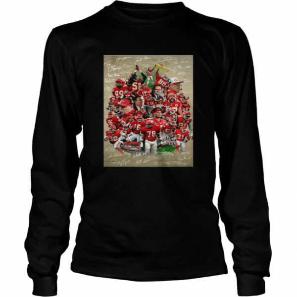 Kansas city chiefs super bowl champions team players shirt