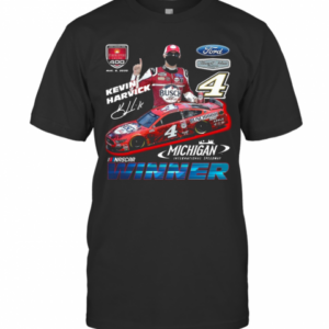 Kevin Harvick Signature Michigan International Speedway Nascar Winner T-Shirt