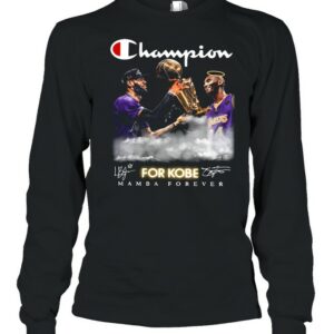 Kobe Bryan and Lebron James Campion For Kobe Mamba Forever Signature Shirt Kobe Bryan and Lebron James Campion For Kobe Mamba Forever Signature Shirt