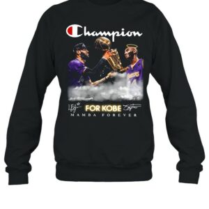 Kobe Bryan and Lebron James Campion For Kobe Mamba Forever Signature Shirt