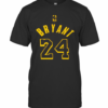 Kobe Bryant 24 Nba Basketball Logo T-Shirt