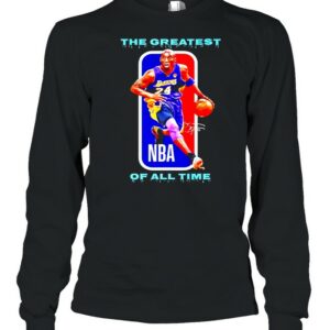 Kobe Bryant the greatest of all time NBA signatures shirt Kobe Bryant the greatest of all time NBA signatures shirt