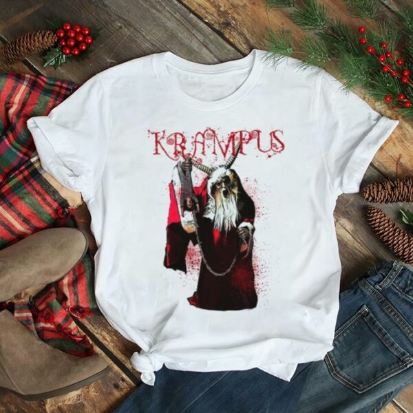 Krampus Hoor Santa Design Christmas shirt