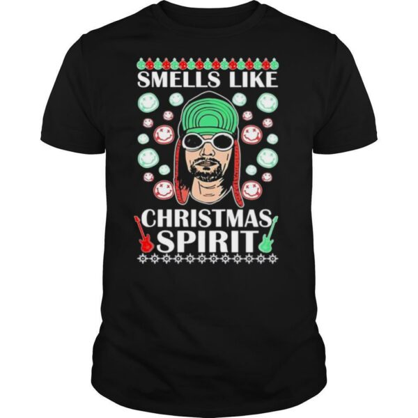 Kurt Cobain Smells like Christmas spirit shirt