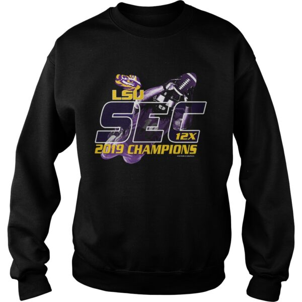 LSU Tigers 2019 SEC Football Champions 12X shirt